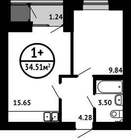 33,9 м², 1-комнатная квартира 5 299 000 ₽ - изображение 27