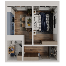 Квартира 37,9 м², 1-комнатная - изображение 2