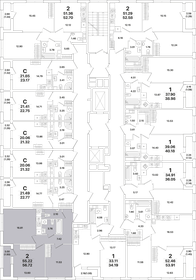 57,1 м², 2-комнатная квартира 13 500 000 ₽ - изображение 56