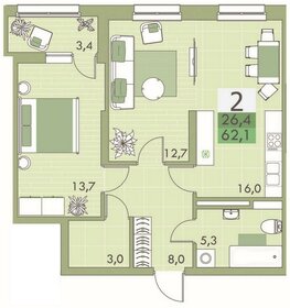80 м², 2-комнатные апартаменты 12 000 000 ₽ - изображение 121