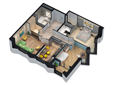 86,6 м², 3-комнатная квартира 12 000 000 ₽ - изображение 42