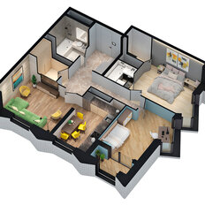 Квартира 80,5 м², 3-комнатная - изображение 3
