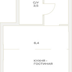 Квартира 29 м², студия - изображение 2