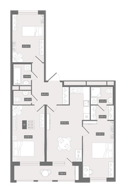 265,1 м², 4-комнатная квартира 18 135 966 ₽ - изображение 93