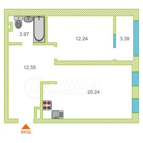 Квартира 49,6 м², 1-комнатная - изображение 1