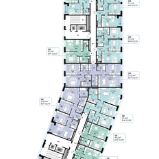 Квартира 73,7 м², 2-комнатная - изображение 2