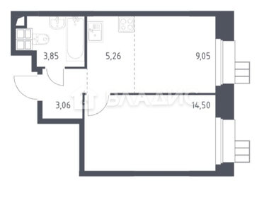 Квартира 35,7 м², 2-комнатные - изображение 1