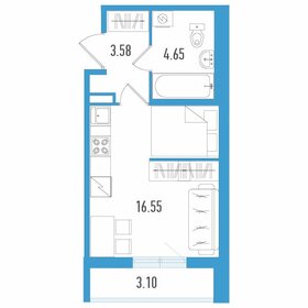 Квартира 25,7 м², студия - изображение 1