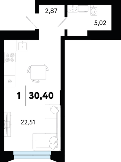 59,3 м², 3-комнатная квартира 9 820 000 ₽ - изображение 11