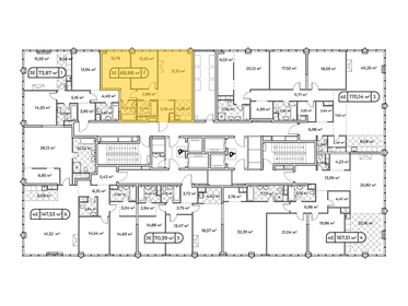 69,2 м², 2-комнатная квартира 52 000 000 ₽ - изображение 24