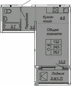 61,6 м², 3-комнатная квартира 7 477 026 ₽ - изображение 49