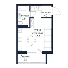 24,2 м², квартира-студия 3 146 000 ₽ - изображение 23