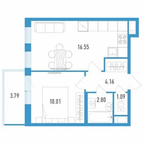 35,9 м², 1-комнатная квартира 5 556 750 ₽ - изображение 26