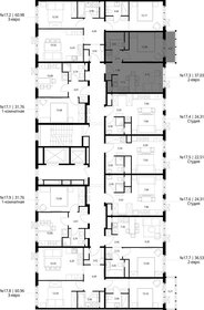 37,3 м², 1-комнатная квартира 6 150 000 ₽ - изображение 107