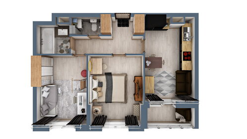 53,4 м², 2-комнатная квартира 5 800 000 ₽ - изображение 131