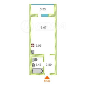 Квартира 30 м², студия - изображение 1