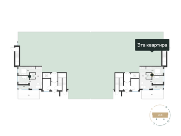 49,7 м², 2-комнатная квартира 7 870 000 ₽ - изображение 13