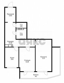 Квартира 79,1 м², 2-комнатная - изображение 5