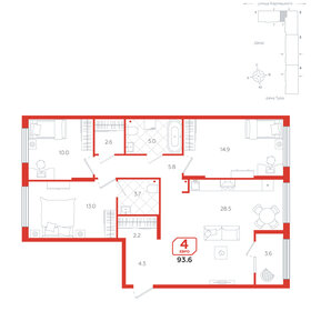 126 м², 4-комнатная квартира 12 650 000 ₽ - изображение 46