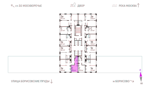 20,7 м², квартира-студия 9 773 380 ₽ - изображение 17