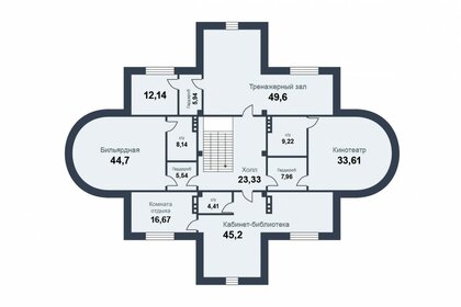 869 м² дом, 43,4 сотки участок 92 500 000 ₽ - изображение 52