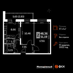 28 м², квартира-студия 3 600 000 ₽ - изображение 70