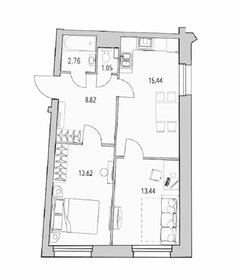 63,2 м², 2-комнатная квартира 11 100 000 ₽ - изображение 129