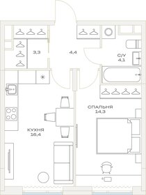 39,9 м², 1-комнатная квартира 8 550 000 ₽ - изображение 128