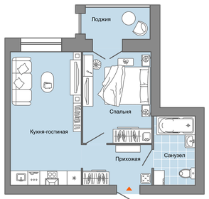 44 м², 2-комнатная квартира 5 480 000 ₽ - изображение 42