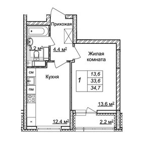 32,4 м², 1-комнатная квартира 7 322 724 ₽ - изображение 62