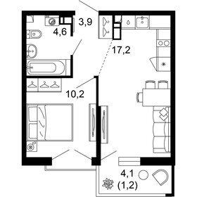 40 м², 1-комнатные апартаменты 21 000 000 ₽ - изображение 119