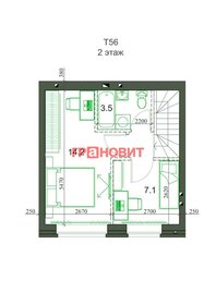 Квартира 56 м², 2-комнатная - изображение 2