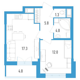 35,7 м², 1-комнатная квартира 6 100 000 ₽ - изображение 103