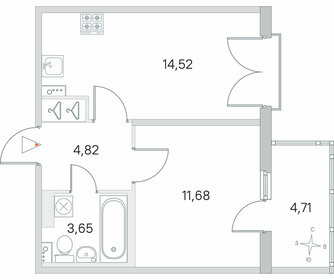 34 м², квартира-студия 7 437 048 ₽ - изображение 16