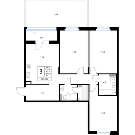 85 м², 4-комнатная квартира 12 250 000 ₽ - изображение 103