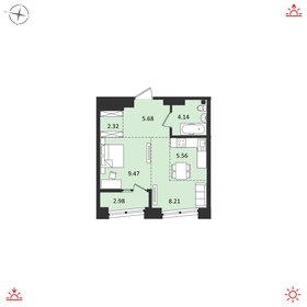 Квартира 38,4 м², 2-комнатная - изображение 1