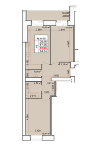 68,1 м², 3-комнатная квартира 5 400 000 ₽ - изображение 47