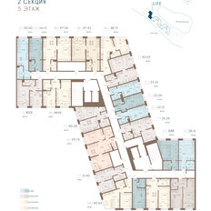 Квартира 42,7 м², 1-комнатные - изображение 3