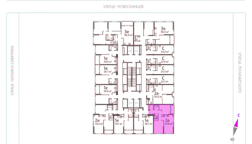 54,6 м², 2-комнатная квартира 13 748 000 ₽ - изображение 12
