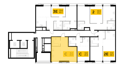 14,5 м², апартаменты-студия 5 640 000 ₽ - изображение 115