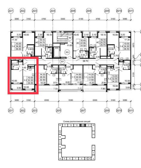 32,6 м², 1-комнатная квартира 5 990 000 ₽ - изображение 1