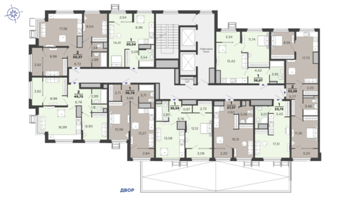 18 м², квартира-студия 2 270 000 ₽ - изображение 113