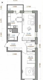 Квартира 63,8 м², 2-комнатная - изображение 1