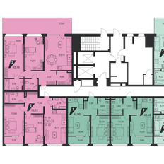 Квартира 43,5 м², 1-комнатная - изображение 2