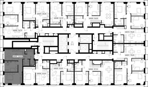 53,9 м², 2-комнатная квартира 21 390 216 ₽ - изображение 2