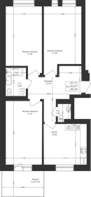 85,3 м², 3-комнатная квартира 12 111 180 ₽ - изображение 36