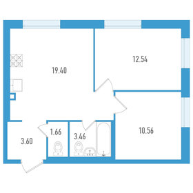 60,2 м², 2-комнатная квартира 9 200 000 ₽ - изображение 110