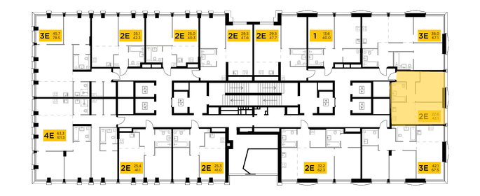 43,1 м², 2-комнатная квартира 19 950 000 ₽ - изображение 7