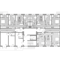 Квартира 89,4 м², 3-комнатная - изображение 3