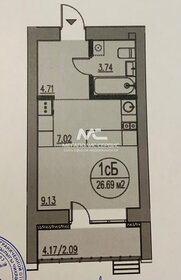 Квартира 27 м², студия - изображение 1